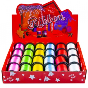Rafie color, 0,5 cm x 10 m/rola, 24 role/set