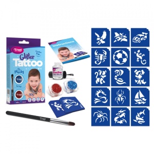 Set tatuaje cu sclipici, Plucky