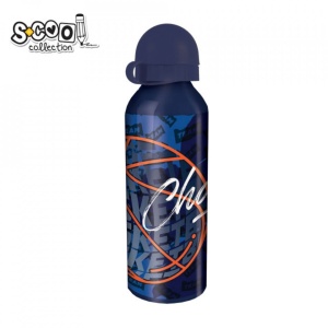 Sticla apa 500 ml, aluminiu, Basketball, 6.3x21 cm - S-COOL