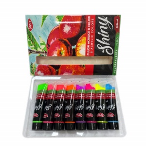 TEMPERA ACRILICA 8 CULORI FLUORESCENTE (CU3836F)