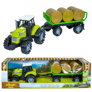 Tractor cu remorca, cu baterii