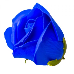 Trandafiri decorativi, din sapun, 50 buc/set - ALBASTRU ROYAL