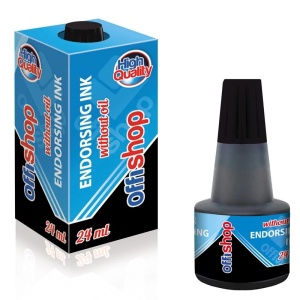 Tus stampila, negru, 24 ml - OFFISHOP