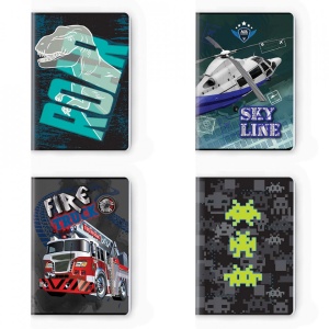 Caiet A5, 52 file DR, Premium, 75g, Boys Collection - S-COOL