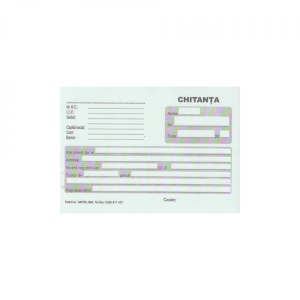 Chitantier A6 autocopiativ, 2 exemplare, 100 file