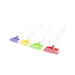 Grebla plastic cu maner din lemn, 78x27x4 cm, Wader