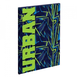 Mapa premium, lucioasa, Blue Lines, inchidere cu elastic 23.5x31.5 cm S-COOL