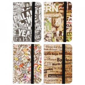 Notes A7, inchidere cu elastic, Letters - STARPAK