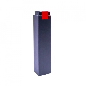 Pix metal bleumarin in cutie cadou, cu mecanism, mina albastra - OFFISHOP