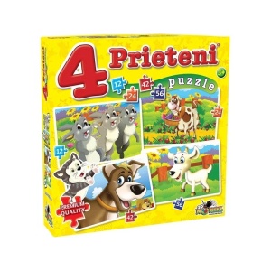 Puzzle 4 Prieteni Mari 12, 24, 42, 56