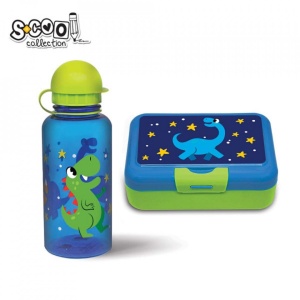 Set: sticla apa + cutie sandwich, Dino - S-COOL