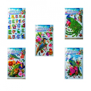 Stickere decorative - pauni/litere/cifre