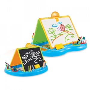 Tablita din plastic, 2 in 1, cu suport si accesorii, 49x7x41 cm - S-COOL