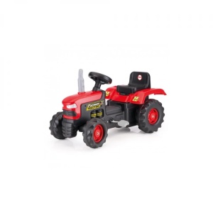Tractor cu pedale, rosu, 53x83x45 - Dolu