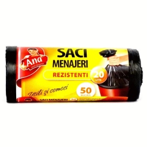 AZ SACI MENAJ HDPE 20L 50BUC