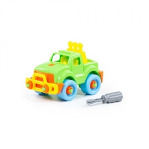 Jeep demontabil, 25,5x10x22 cm, Polesie
