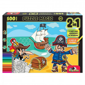 Noriel Puzzle Magic 2 in 1, 100 piese - Noriel