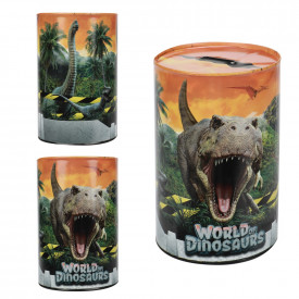 Pusculita metal rotunda, World of dinosaurs - Toi-Toys