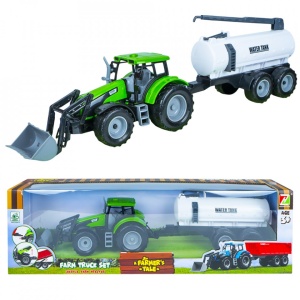 Tractor cu frictiune + cisterna