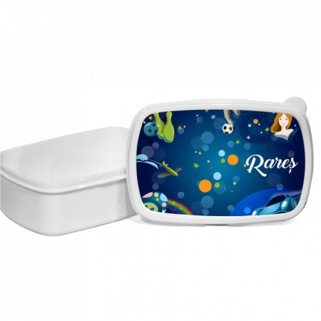 Lunch Box personalizat cu text K