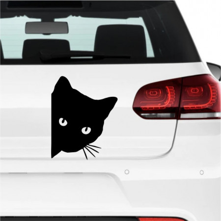 Sticker auto -pisică-