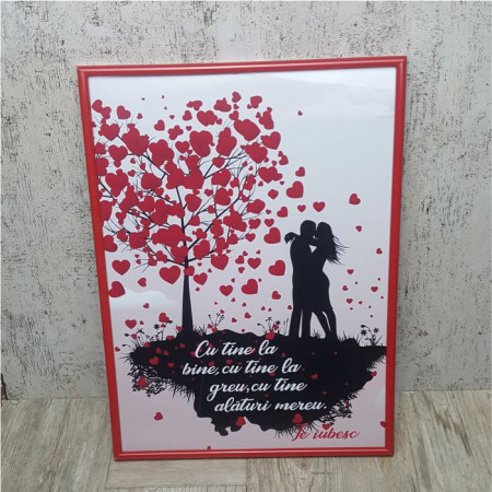 Tablou cu mesaj ”Love”