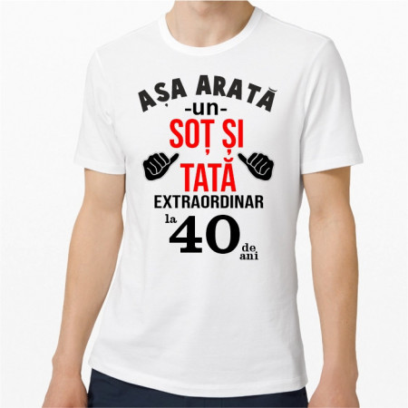 Tricou personalizat -Așa arată-