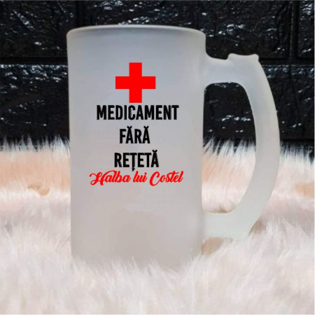 Halbă personalizată -Medicament-