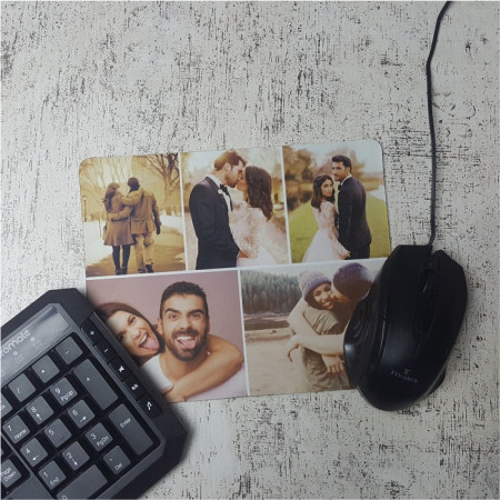 Mouse pad personalizat cu 5 poze