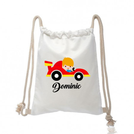 Rucsac personalizat- masinuta-