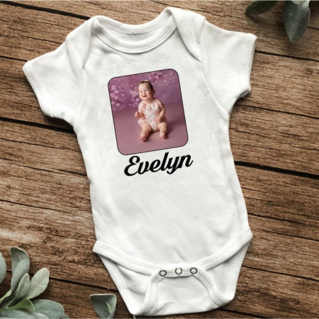 Body personalizat cu poza si text