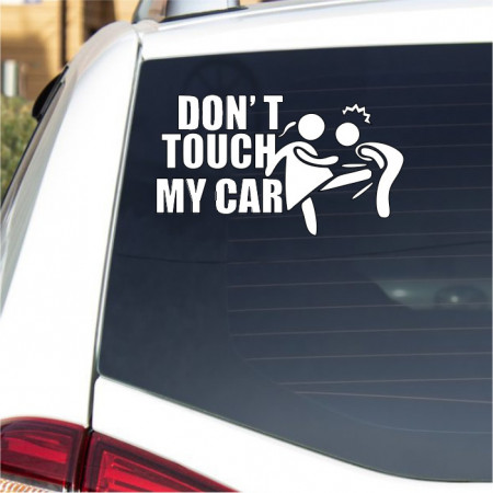 Sticker auto -Dont touch my car 3-