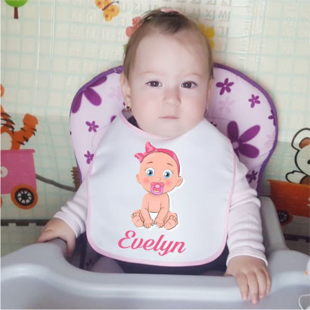 Bavetica personalizata cu nume M3