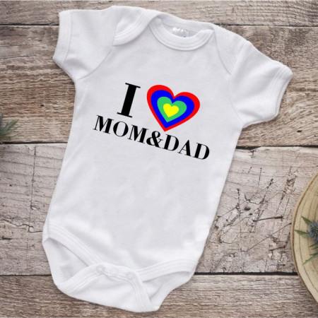 Body personalizat -I love mom&dad-