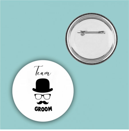 Insignă personalizată -Team groom 2-