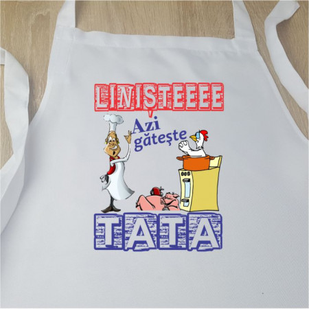 Șorț personalizat -Tata-