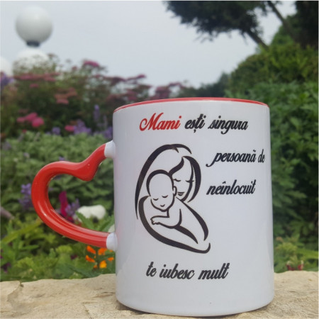 Cana cu toarta inima pentru mama
