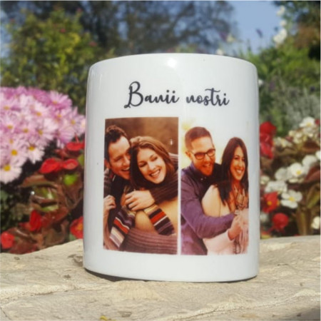 Pusculita personalizata cu 4 poze