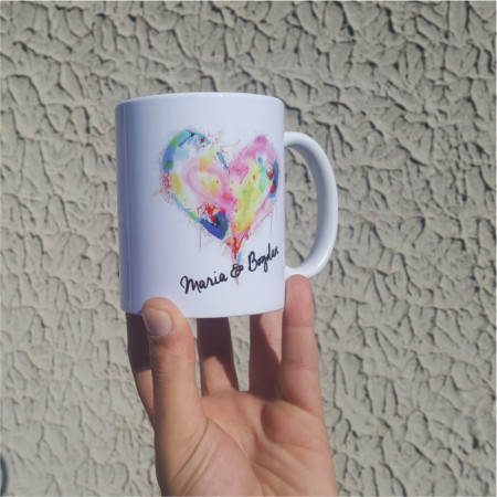 Cana personalizata cu 2 nume M2