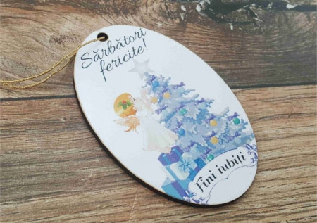 Ornament pom -FINI IUBITI-