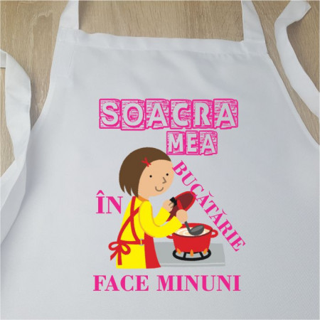 Șorț personalizat -Soacra-