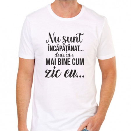 Tricou personalizat -Nu sunt încăpățânat-