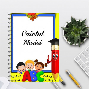 Notebook personalizat cu nume