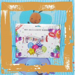 Set aranjament baloane -happy birthday-
