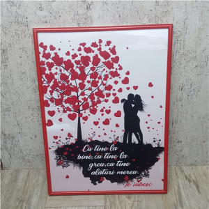 Tablou cu mesaj ”Love”