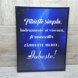 Tablou cu mesaj  M8