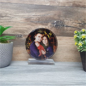 Cristal personalizat rotund