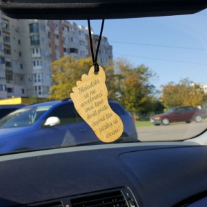 Inimioara, Talpita sau Dreptunghi de agatat la oglinda masinii