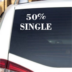 Sticker auto -50% single-