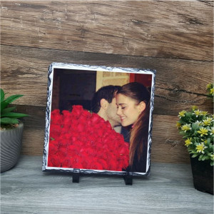 Piatra ardezie personalizata cu o poza